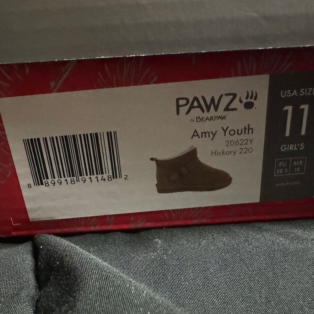 Girls Pawz bear paw (size 11) - Picture 5 of 6